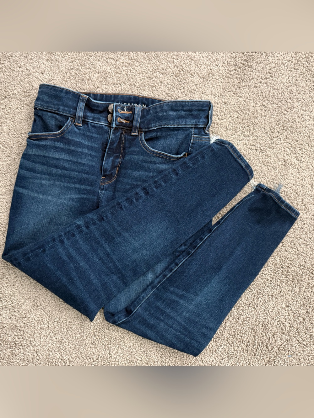 American Eagle Outfitters Dark Indigo Skinny Jeans
